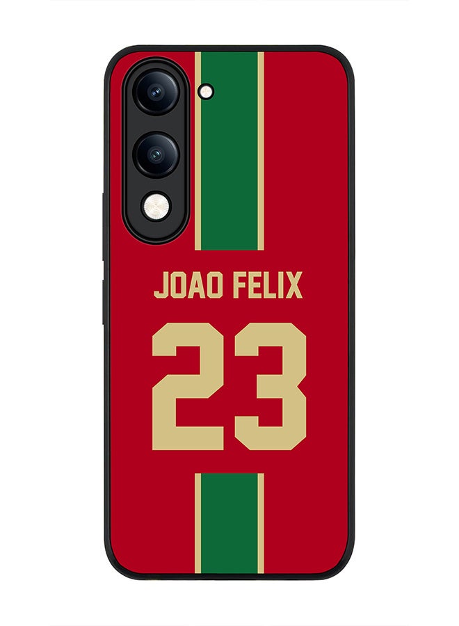 For vivo Y29s 5G / Y19s 5G Case,Slim fit Camera Protection, Shockproof Thin Phone cover  - Football - Portugal - Joao Felix